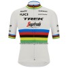Set Fietsshirt + Korte Koersbroek 2022 Trek-Segafredo Wereld Kampioenschap Veelkleurig Wit
